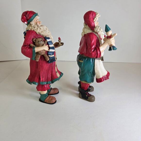 Midwest Importers Santa Pair – Christmas Figurines 9" Holiday Decor - Picture 2 of 13